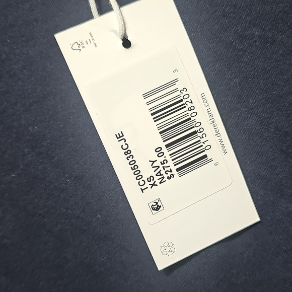 10 Crosby Derek Lam Sleeveless Navy Midi Dress XS New - Picture 6 of 10